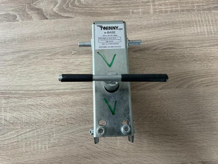 Twinny Load e-base kop - koppelstuk fietsendrager trekhaak, Auto diversen, Fietsendragers, Zo goed als nieuw, Trekhaakdrager, Brede banden