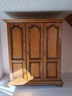 Mooie houten kledingkast met deuren en planken, Ophalen, Met deur(en), 150 tot 200 cm, Landelijk