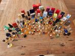 miniatuur parfum verzameling 109 flesjes + collectie doos, Ophalen of Verzenden, Zo goed als nieuw, Miniatuur, Gevuld