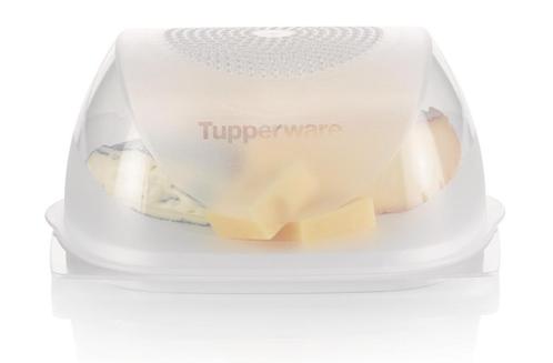 Tupperware Cheesmart / Kaasdoos Vierkant Nieuw, Huis en Inrichting, Keuken | Tupperware, Nieuw, Schaal, Wit, Rood, Verzenden