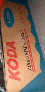 Koda KD-204 Audio Stereo Mixer - Nieuw in doos!, Ophalen of Verzenden, Nieuw, Minder dan 5 kanalen, Microfooningang