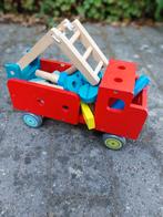 HOUTEN BRANDWEERAUTO, Kinderen en Baby's, Ophalen of Verzenden, Zo goed als nieuw, Overige typen