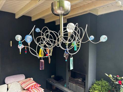 Plafonniere, plafondlamp, designlamp, lamp, kroonluchter, Huis en Inrichting, Lampen | Hanglampen, Gebruikt, Minder dan 50 cm