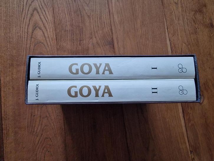 Goya - Jose Gudiol - 2x Hardcover incl. omslag, Boeken, Kunst en Cultuur | Beeldend, Gelezen, Overige onderwerpen, Ophalen of Verzenden
