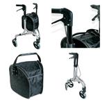 Rollator 3 wiel aluminium met afneembare draagtas nieuw doos, Ophalen of Verzenden, Opvouwbaar, Nieuw