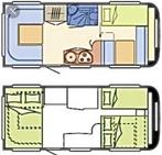 Hobby 495 UK - Perfecte 6 pers. familiecaravan!, Hobby, 6 tot 7 meter, Tot en met 6, Dwarsbed