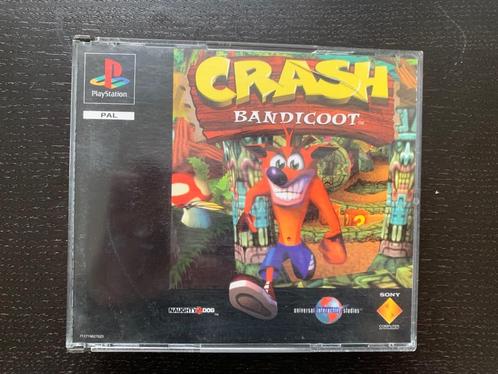 PS1 crash bandicoot [PAL] black label origineel (gebruikt), Spelcomputers en Games, Games | Sony PlayStation 1, Gebruikt, Platform