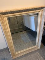 Beige wit Brocante spiegel 83x115, Huis en Inrichting, Woonaccessoires | Spiegels, Ophalen, Nieuw, Rechthoekig, Minder dan 100 cm