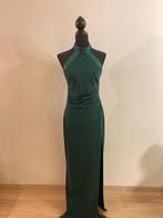 Flessengroene jurk, lang, Zo goed als nieuw, Goddiva, Ophalen, Maat 38/40 (M)