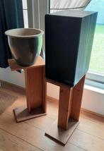 Speaker stands luidspreker standaards hout, Audio, Tv en Foto, Luidsprekers, Zo goed als nieuw, Minder dan 60 watt, Front, Rear of Stereo speakers