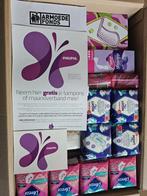 Gratis menstruatieproducten, maandverband, tampons, Ophalen