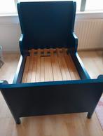 IKEA BUSUNGE meegroeibed blauw, Ophalen, Gebruikt, 70 tot 85 cm, 140 tot 160 cm