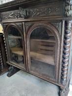 Jachtkast en 6 jachtstoelen ANTIEK, Antiek en Kunst, Ophalen