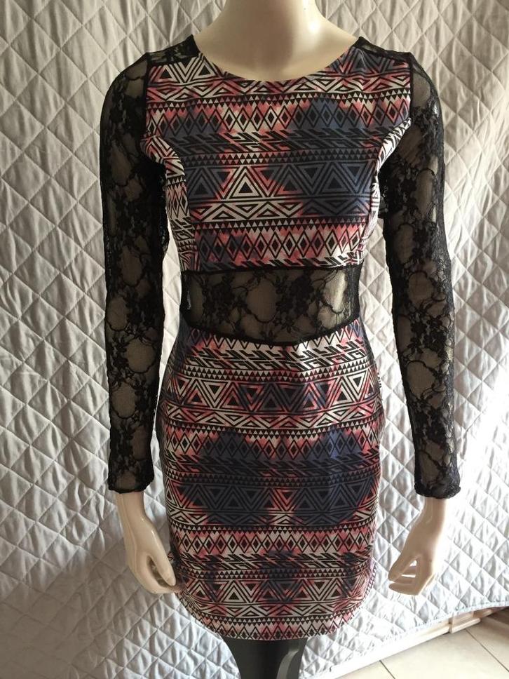 Boohoo jurkje maat 40 M  (1B5), Kleding | Dames, Jurken, Gedragen, Maat 38/40 (M), Blauw, Boven de knie, Ophalen of Verzenden