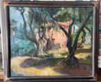 Parc-Publique Menton Z-Frankrijk gesigneerd., Ophalen of Verzenden