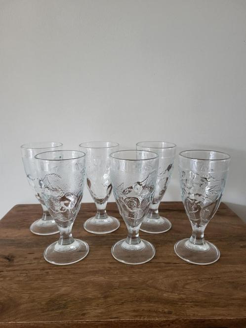 Ijscoupes dessertglazen Luminarc France 6 stuks, Verzamelen, Glas en Borrelglaasjes, Zo goed als nieuw, Overige typen, Ophalen of Verzenden