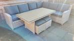 Garden Impressions - lounge diningset, rechts, Ophalen, Gebruikt, Rotan, Bank
