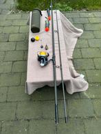 Fox warrior spod rod 12ft 5.5lbs spodhengel + molen + spods, Watersport en Boten, Ophalen, Gebruikt, Complete set