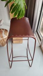 ARTIFORT Perching cognac design kruk bar stool - als nieuw -, Huis en Inrichting, Barkrukken, Ophalen of Verzenden, Zo goed als nieuw