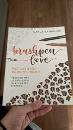 Carla Kamphuis - Het ultieme brushpenboek, Ophalen of Verzenden, Zo goed als nieuw, Tekenen en Schilderen, Carla Kamphuis
