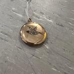 Gouden Hanger | 14k | 10,35g | medaillon | 3,8cm | 395423, Sieraden, Tassen en Uiterlijk, Kettinghangers, Gebruikt, Ophalen of Verzenden