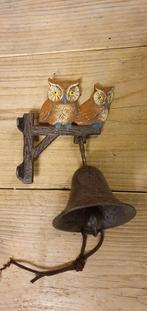 DEURBEL / 2 UILEN / GIETIJZER, Huis en tuin decoratie Marie, Nieuw, Info@huisentuindecoratiemarie.nl, Peize