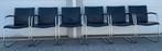6 Leolux Freyr stoelen, Huis en Inrichting, Stoelen, Gebruikt, Bruin, Leer, Ophalen of Verzenden