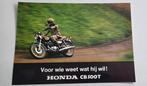 Honda CB500T oude Folder Brochure Jaren 70, Motoren, Honda