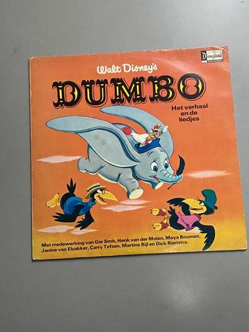 Disneyland records Dumbo het verhaal en de liedjes LP beschikbaar voor biedingen