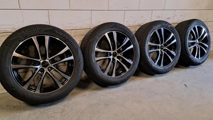 LM-velgen Outlander ASX Tucson Niro Sportage 225/55/18, Auto-onderdelen, Banden en Velgen, Banden en Velgen, All Season, 18 inch