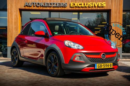 Opel ADAM 1.0 Turbo Rocks Cabrio Airco Leer Cruise Mirrorlin, Auto's, Opel, Bedrijf, Te koop, ADAM, ABS, Airbags, Airconditioning