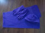 Set handschoenen, sjaal, muts, Ophalen of Verzenden, Zo goed als nieuw, Sjaal