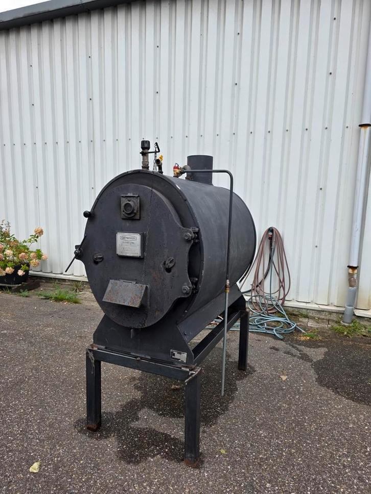 Geminox GB405 Houtgestookte CV-ketel – 23/46 kW, Huis en Inrichting, Kachels, Gebruikt, Vrijstaand, Overige soorten, Hout, Ophalen