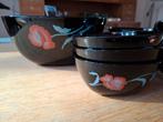 Zeldzaam Arcoroc Boutique Pavot schalenset, Ophalen of Verzenden, Rond, Glas