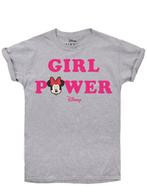 Disney Girl Power dames T-shirt grijs maat M, Maat 38/40 (M), Disney, Nieuw, Ophalen of Verzenden