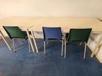 4 Kantoor / Vergader Tafels en 6 Stoelen in goede staat!, Ophalen, Gebruikt, Bureau