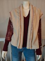 Gilet bodywarmer teddy beige Maat L zgan MS mode, Beige, Maat 42/44 (L), Ophalen of Verzenden, Zo goed als nieuw