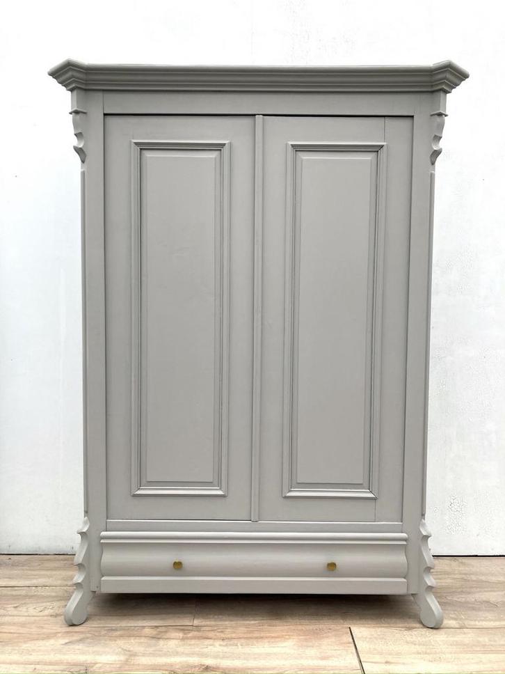 Vintage meidenkast kledingkast, Huis en Inrichting, Kasten | Kledingkasten, Zo goed als nieuw, 150 tot 200 cm, 100 tot 150 cm