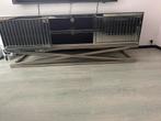 Moderne TV kast met spiegelglas, Ophalen, Gebruikt, 150 tot 200 cm, Minder dan 100 cm