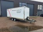 Lesaanhanger leswagen gesloten aanhanger Aluminium opbouw, Auto diversen, Aanhangers en Bagagewagens, Ophalen, Zo goed als nieuw