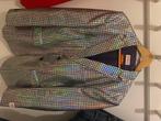 Opposuits disco blazer jas colbert zilver mt 52, Maat 52/54 (L), Carnaval, OppoSuites, Ophalen of Verzenden