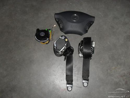 Airbag set  stuur airbag  gordelspanner set  airbag module, Auto-onderdelen, Dashboard en Schakelaars, Mercedes-Benz, Gebruikt