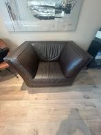 Leren fauteuils, Huis en Inrichting, Fauteuils, Ophalen, Zo goed als nieuw, 100 tot 125 cm, Leer