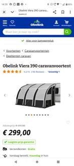 Voortent caravan   Obelink Deeltent 250x390, Caravans en Kamperen, Tenten, Ophalen of Verzenden, Zo goed als nieuw
