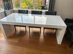 Mooie strakke hoogglans witte mdf eettafel  225x100x78, Huis en Inrichting, Tafels | Eettafels, Ophalen, Rechthoekig, 200 cm of meer