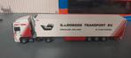 Daf XF met koeltrailer tekno van dongen  Dirksland, Hobby en Vrije tijd, Modelauto's | 1:50, Ophalen of Verzenden, Zo goed als nieuw