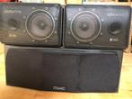 Kenwood speakers en Mission center speaker, Ophalen of Verzenden, Gebruikt, Front, Rear of Stereo speakers, Overige merken