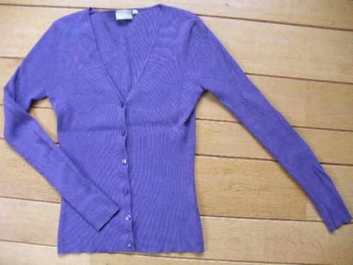 FRANSA vest paars maat S, Kleding | Dames, Truien en Vesten, Zo goed als nieuw, Maat 38/40 (M), Paars, Ophalen of Verzenden