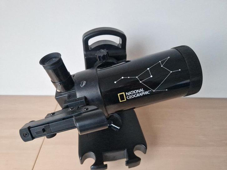 National Geographic Go-To Telescoop 90/1250 90-62100, Audio, Tv en Foto, Optische apparatuur | Telescopen, Zo goed als nieuw, Spiegeltelescoop (reflector)