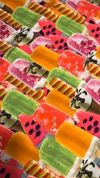 1m tricot stof ijsjes, Overige kleuren, 120 cm of meer, Nieuw, Ophalen of Verzenden